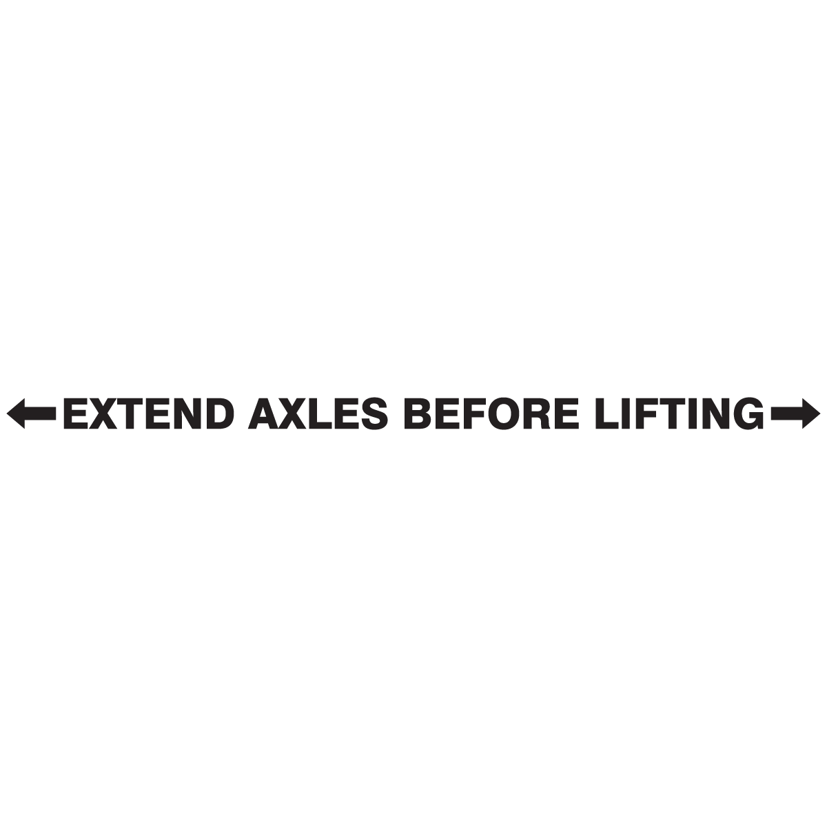 22-3003 Bin Crane - Extend Axles Before Lifting