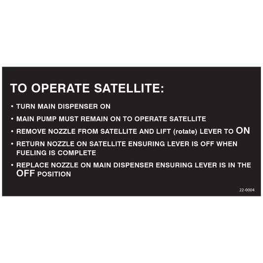 22-0004 Satellite Operating Instructions