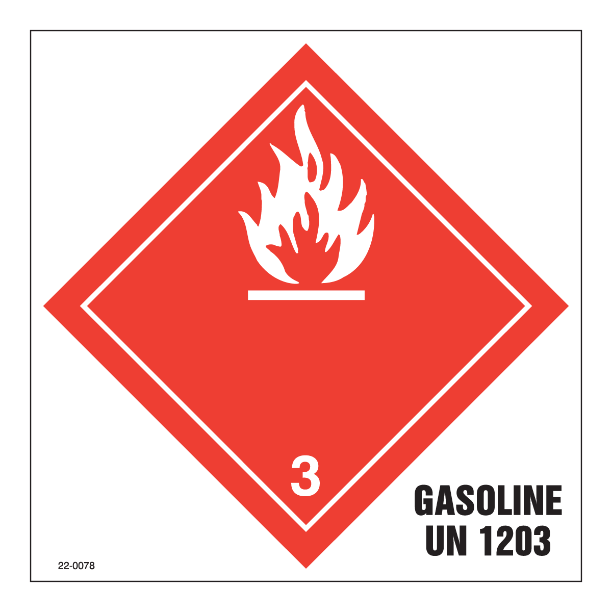 22-0078 Gasoline UN 1203