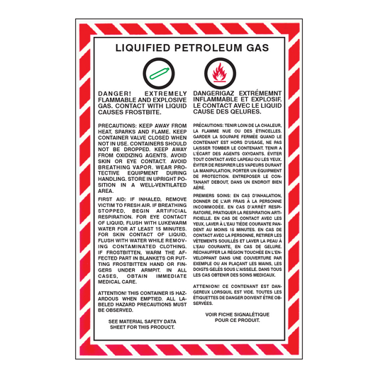 22-0115 WHMIS Decal - Liquified Petroleum Gas (LPG)