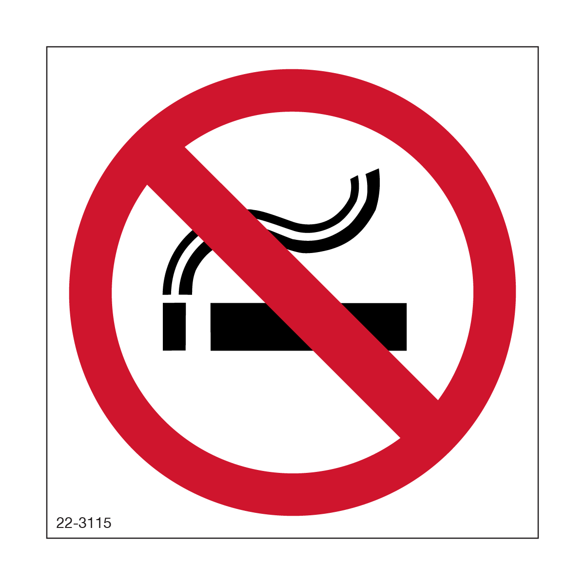 22-3115 No Smoking