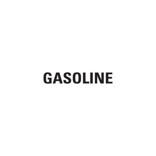 22-8038 Pipe Labels (Previously CC Spill Can Legend) GASOLINE 1"