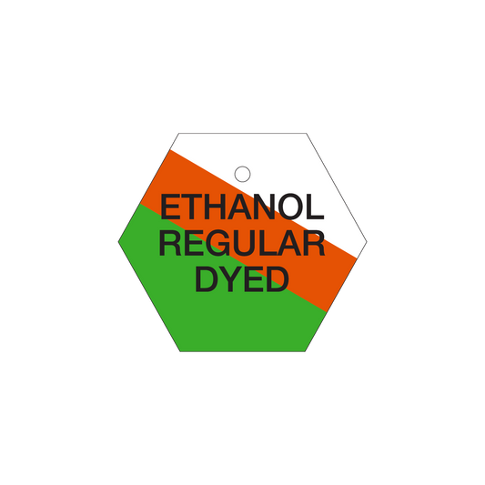 39-0012 Ethanol Regular Dyed ABS Product Tag