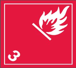 39-0197 TDG Placard Cl 3 Flammable Liquid