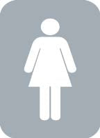 39-0501 Washroom Sign - Female