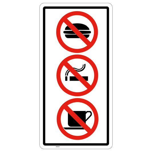 54-0013 No Eat, No Smoke, No Drink