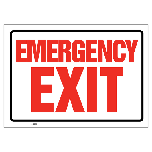 54-0026 Emergency Exit