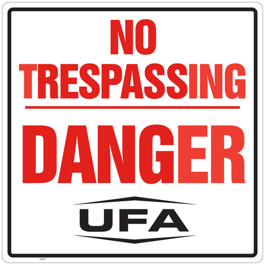 54-0073 No Trespassing-Danger