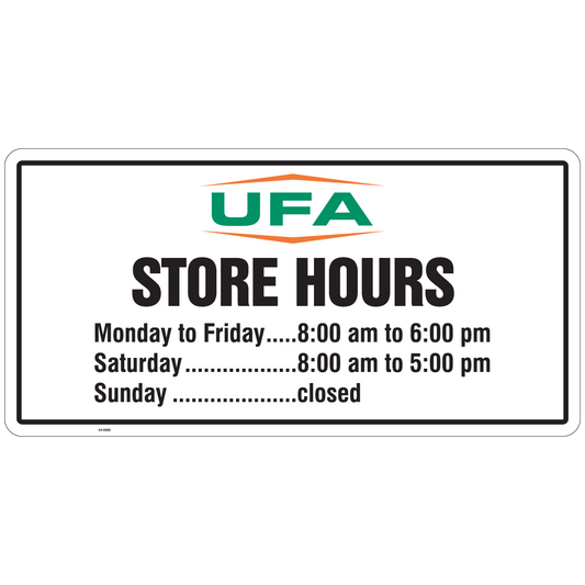 54-0083 Store Hours