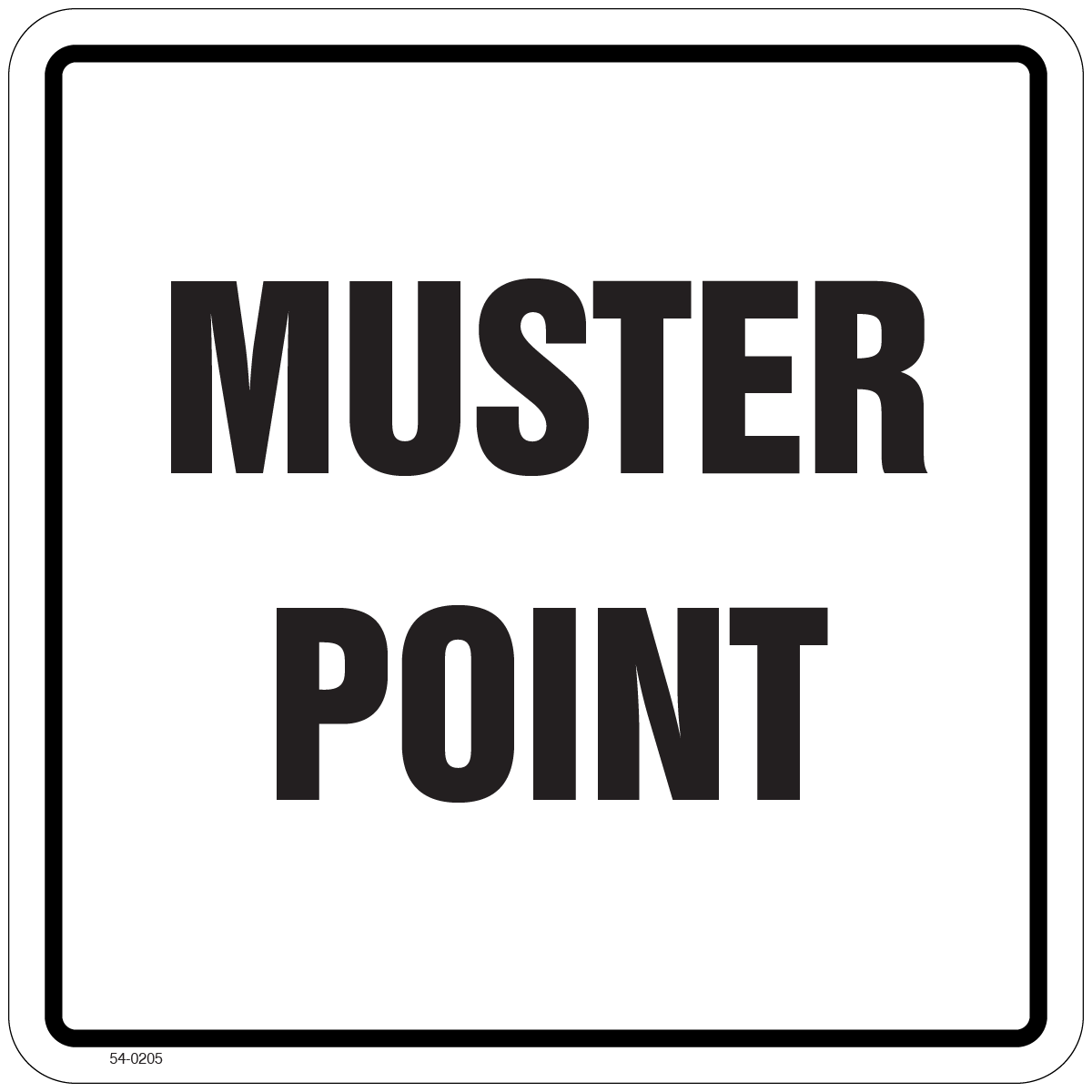 54-0205 Muster Point