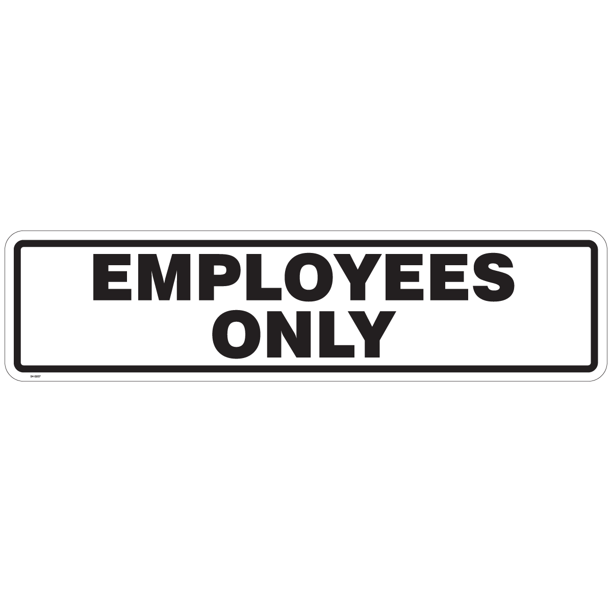 54-0207 Employees Only