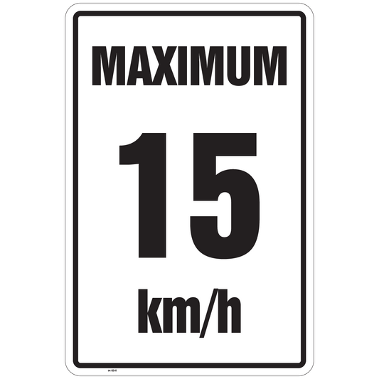 54-0216 Speed Limit 15km/h