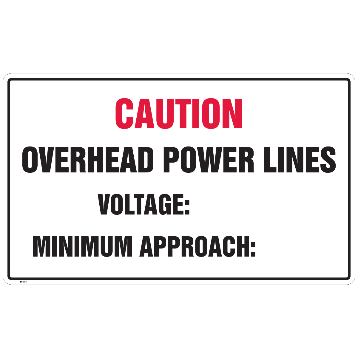 54-0218 Overhead Power Lines