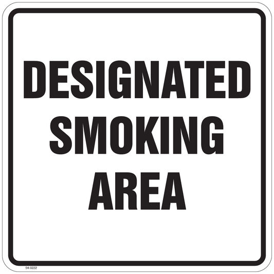 54-0222 Designated Smoking Area