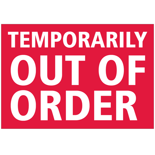 55-0001 Temporarily Out of Order